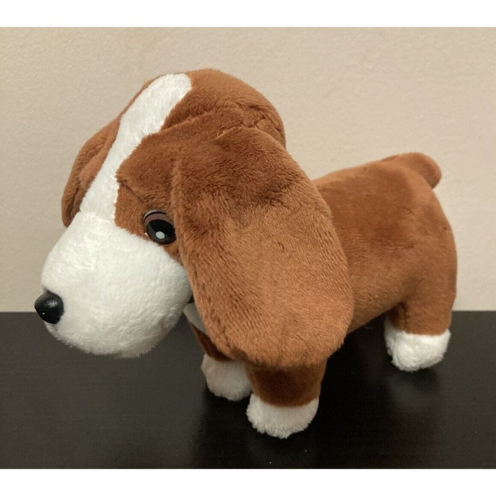 Battat Our Generation Basset Hound Dog Puppy 6” Plush Stuffed Animal Brown White